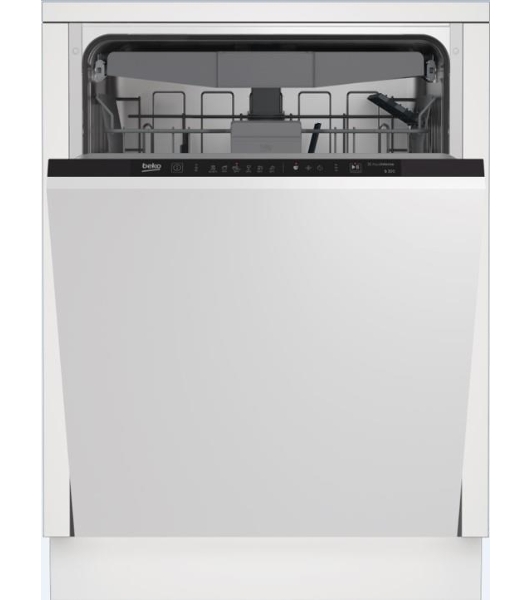 Встраиваемая посудомоечная машина Beko BDIS15063, белый, 44.8 см, 10 компл., 46 дБ, класс A