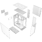 Компьютерный корпус XPG INVADER X белый (INVADERXMTWOF-WHCWW) Mid-Tower, Micro-ATX, Mini-ITX, Standard-ATX, USB 3.2 Gen2 Type-A, USB 3.2 Gen2 Type-C, фото6