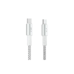 Кабель OLMIO MASTER, Type-C - Type-C, 60W 3A, 1.2м, тканевая оплетка, белый, фото5