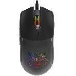 Мышь проводная Oklick 714GM черный, 3200 dpi, USB, кнопки - 7, фото 1