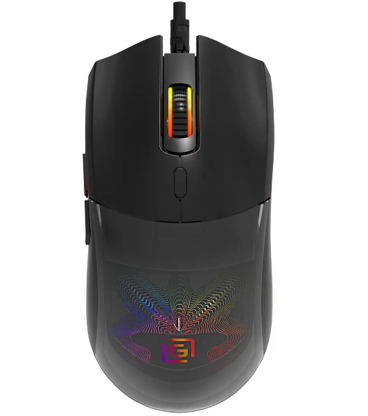 Мышь проводная Oklick 714GM черный, 3200 dpi, USB, кнопки - 7
