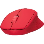 Мышь беспроводная Logitech M280 красный, 1000 dpi, радиоканал, USB, кнопки - 3, фото2