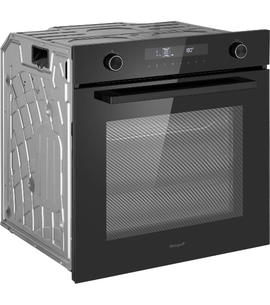 Духовой шкаф электрический Weissgauff EOM 741 PDB Black Edition черный
