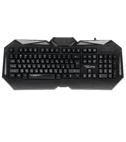 Комплект клавиатура+мышь Qumo Spirit of Wisdom проводной, USB, 2400 DPI, чёрный