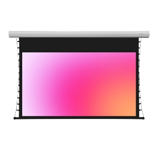 Экран с электроприводом Lumien Cinema Control 219x362 см (раб.область 198х352 см) (159') Matte White FiberGlass черная кайма по периметру, доп.черная область 10 см, триггер., RS232, IR, RF управл. в комплекте, цвет корпуса 'титаниум' 16:9