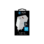 Сетевое зарядное устройство Qumo Energy light (Charger 0052) PD 20W, 2USB, Type-C + QC3.0, белый, фото2