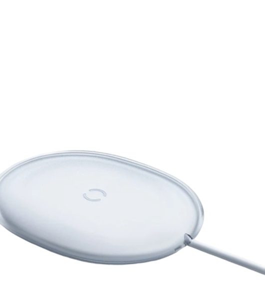 Беспроводное зарядное устройство Baseus WXGD-02 Jelly wireless charger 15W белый