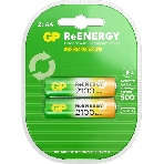 Аккумулятор GP 210AAHCRGY-2CRCB2 AA NiMH 2000mAh (2шт), фото 1