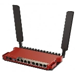 Роутер беспроводной MikroTik L009UiGS-2HaxD-IN AX600 10/100/1000BASE-TX, 2.4Ггц, 8*1Gbit, 1*SFP 2.5Gbit, фото 1