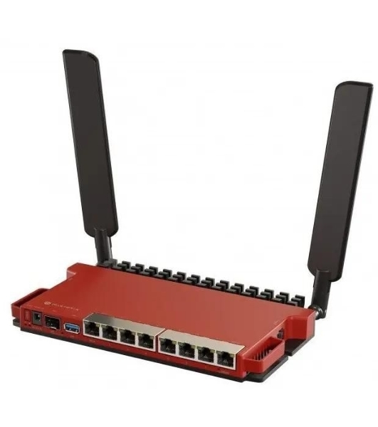 Роутер беспроводной MikroTik L009UiGS-2HaxD-IN AX600 10/100/1000BASE-TX, 2.4Ггц, 8*1Gbit, 1*SFP 2.5Gbit