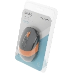 Мышь беспроводная A4Tech Fstyler FG10S черный/оранжевый, 2000 dpi, радиоканал, USB, кнопки - 4, фото4
