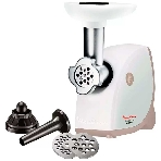 Мясорубка электрическая Moulinex ME461132 белый, 1600 Вт, 2.0 кг/мин, защита от перегрузки, насадки - 4, фото 1