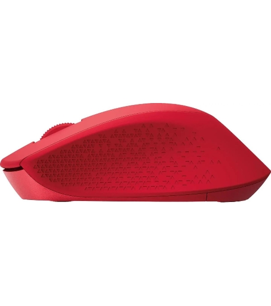 Мышь беспроводная Logitech M280 красный, 1000 dpi, радиоканал, USB, кнопки - 3