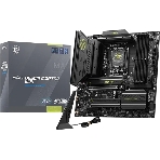 Материнская плата MSI MAG B860M MORTAR WIFI, LGA 1851, Intel B860, 4xDDR5 (до 256 ГБ), 4xSATA, 3xM.2 (1xPCIe 5.0, 2xPCIe 4.0), 1xPCIe 5.0 x16, 1xPCIe 4.0 x4, 1xHDMI, 1xDP, 1x5Gb LAN, Wi-Fi 7, Bluetooth 5.4, 1xUSB-C 40Gbps (Thunderbolt 4), 1xUSB-C 10Gbps, 3xUSB-A 10Gbps, 4xUSB-A 2.0, 3x3.5 мм + S/PDIF оптический, 7.1, чёрный, mATX, фото 1