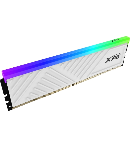Оперативная память XPG Spectrix D35G RGB, DDR4, 8GB (1x8GB), 3200MHz, CL16, DIMM, с радиатором, белый, RGB
