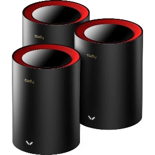 Wi-Fi Mesh-система/AX3000 Wi-Fi 6 Mesh 2.5G Solution 3-Pack, Dual-Band, Chipset MT7981BA+MT7976CN+RTL8221B, 802.11ax/ac/a/b/g/n, 2402Mbps at 5GHz + 574Mbps at 2.4GHz, 2.5G WAN+GE LAN, 5 internal antennas, MU-MIMO, DDNS, Zerotier/Wireguard/OpenVPN/IPSec/L2TP/PPTP VPN, DNS over Cloudflare/Google/Quad9, IPv6, Seamless Roaming, WPA3, TR069/TR098/TR111/TR181,easyMesh R3 Optional, Ver 2.0, Cudy Mesh, Cudy APP