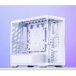 Корпус без блока питания JONSBO D300, Mini-Tower, TG, no fan, 2xUSB-A 3.2 + 1xUSB-C 3.2, mATX, mITX White, фото3