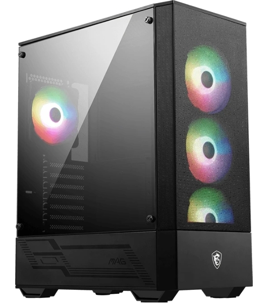 Компьютерный корпус MSI MAG FORGE 112R 2xUSB 3.0, 4x120мм ARGb Fan, ARGb Control Board, Tempered Glass Window, Brown Box (949679)
