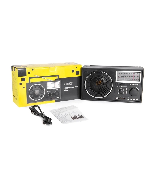Радиоприемник ЭФИР 13 УКВ 64-108МГц, бат. 4*R20, 220V, USB/SD/microSD/AUX