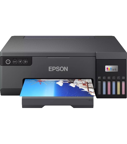 Принтер струйный Epson L8050 (C11CK37405/C11CK37402/C11CK37504/C11CK37507/C11CK37506), A4, цветное, печ. до 8 стр/мин., 1440 x 5760 dpi, USB, Wi-Fi