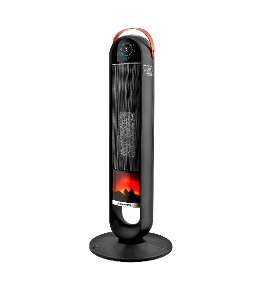 Тепловентилятор электрический BRAYER BR4862 чёрный, керамический, 2000 Вт, 20 м²