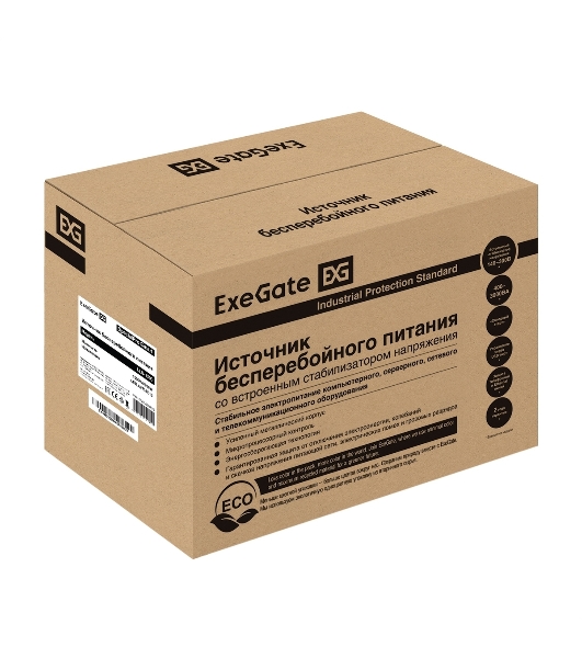 Источник бесперебойного питания ExeGate SpecialPro Smart LLB-1500.LCD.AVR.C13.RJ 1500VA/950W, LCD, AVR, 6*IEC-C13, RJ45/11, черный