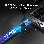 Кабель Thunderbolt4/USB4 Type-C, 5K@60Hz, 40Gbps, PD 100W, 5A, VCOM, 1.2м CU540M-1.2M, фото9