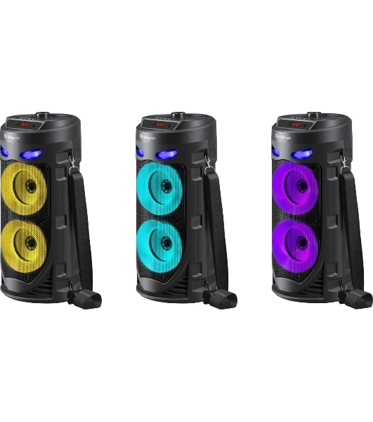 Портативная колонка Defender 16W черный CRASHBOOM