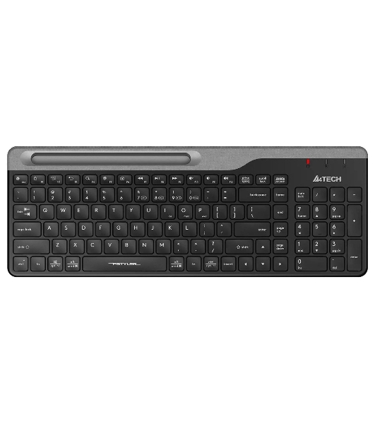 Клавиатура беспроводная A4Tech Fstyler FBK25, USB, Bluetooth/Радиоканал, черный/серый