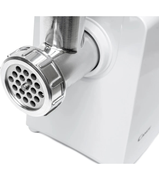 Мясорубка электрическая Candy CG-100 белый, 900 Вт, 2.2 кг/мин, реверс, защита от перегрузки, насадки - 4