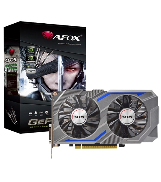 Видеокарта AFOX NVIDIA GeForce GTX 1650 4 Gb GDDR6 128 бит PCIE 3.0 16x Memory 12000 МГц GPU 1485 МГц Активный 1xВыход HDMI 2xВыход DisplayPort AF1650-4096D6H1-V8