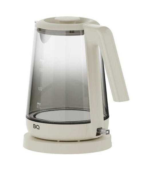 Электрочайник BQ KT1000G теплый серый, 1.7 л, 2200 Вт, скрытый нагревательный элемент