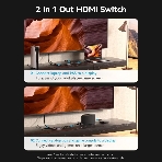 Переключатель - разветвитель Vention HDMI v2.1 двунаправленный 2x1/1x2, фото5
