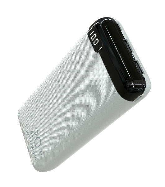 Портативный аккумулятор More choice (4620202550514) PB19-20 2USB 2.1A - 20000mAh белый