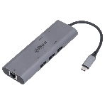 USB-концентратор Dahua TC38, USB Type-C, USB 3.0 + HDMI + RJ45 + SD/TF + PD Docking Station, USB, фото2