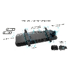 Видеорегистратор TrendVision MR-810 GT, 1920x1080, 10', с камерой заднего вида, GPS/ГЛОНАСС, G-сенсор, датчик движения, GPS-информатор, фото8