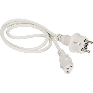 Шнур питания Lanmaster LAN-PP13/SH-1.5-WH C13-Schuko проводник.:3x0.75мм2 1.5м 220В 10А белый