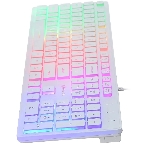 Клавиатура Oklick 550ML проводная, USB Type-A, белый, фото3