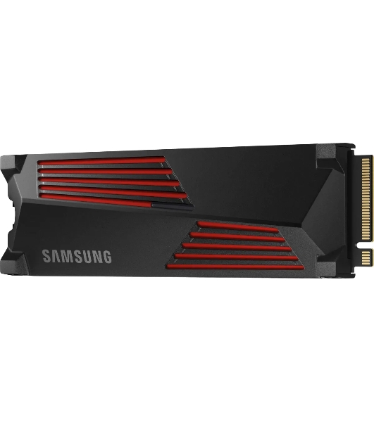Накопитель SSD Samsung 990 Pro 4Tb, PCIe 4.0 x4, M.2 2280, NVMe, R/W 7450/6900, с радиатором
