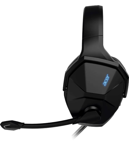 Гарнитура Acer OHW312 чёрный, проводная, USB, подсветка