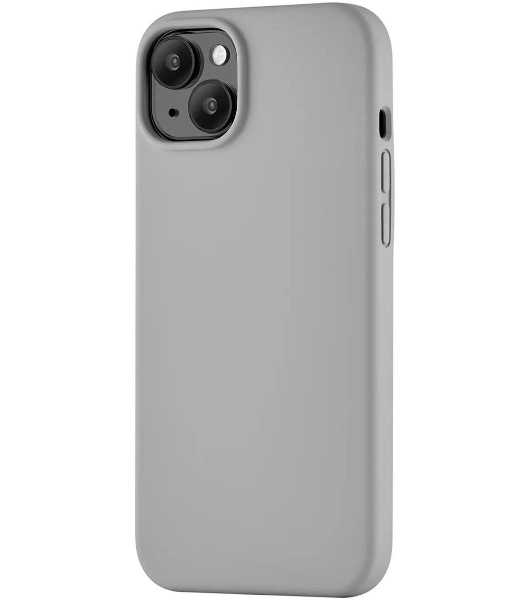 Чехол (клип-кейс) uBear для Apple iPhone 15 Plus Touch Mag Case with MagSafe серый (CS272MG67TH-I23M)
