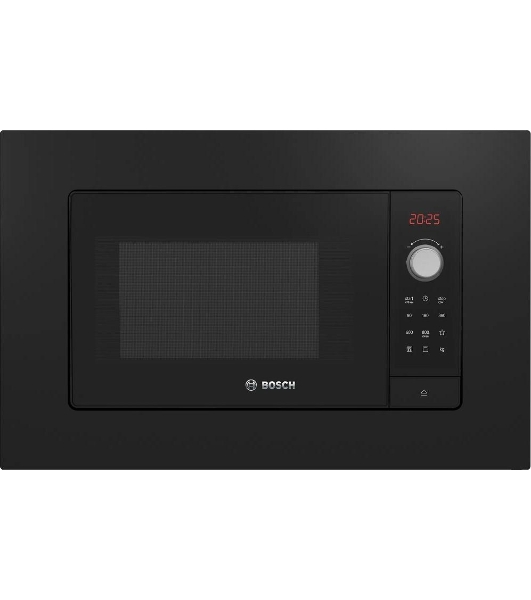 Встраиваемая микроволновая печь Bosch BEL653MB3 черный, 25 л, 800 Вт, переключатели - поворотный механизм/сенсор