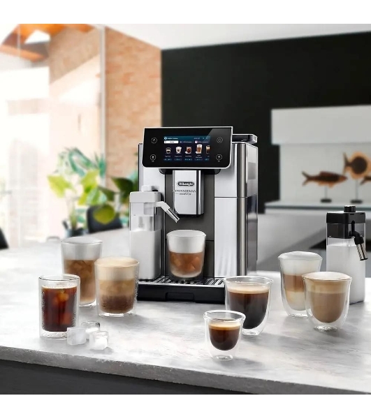 Кофемашина Delonghi ECAM630.75.TM 1450Вт черный/серебристый