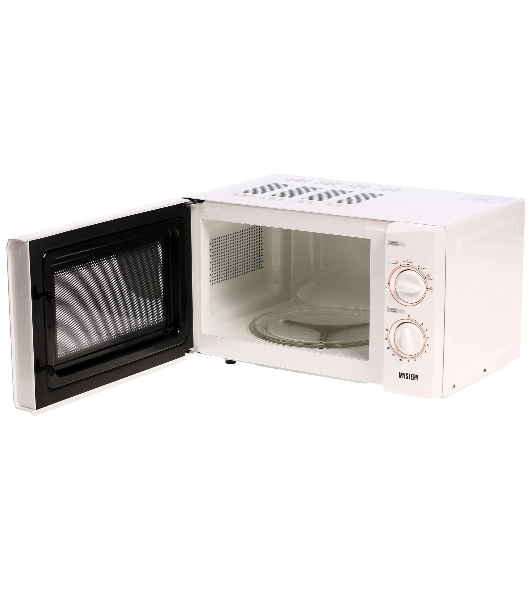Микроволновая печь Mystery MMW-2013 белый, 20 л, 800 Вт, переключатели - поворотный механизм