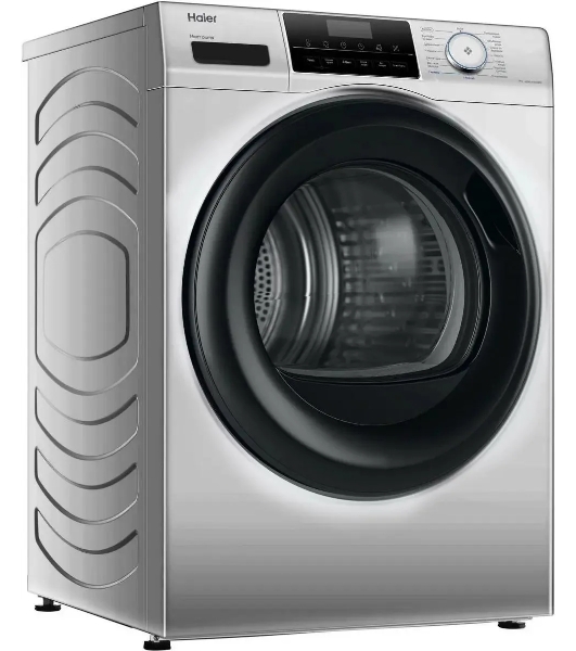 Сушильная машина Haier HD90-A2929BS серый, 9 кг, сушка - конденсационная, программ - 15, 59.5 x 84.5 x 66.5 см