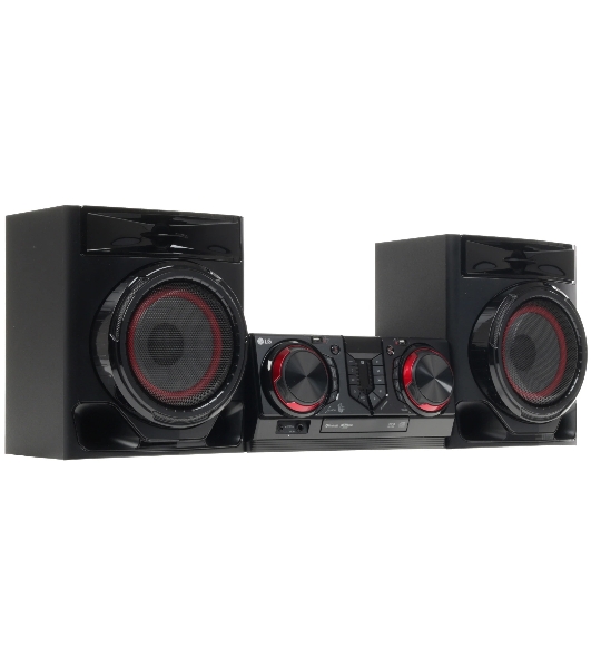 Мини-аудиосистема LG CJ44 черный 480Вт FM USB BT