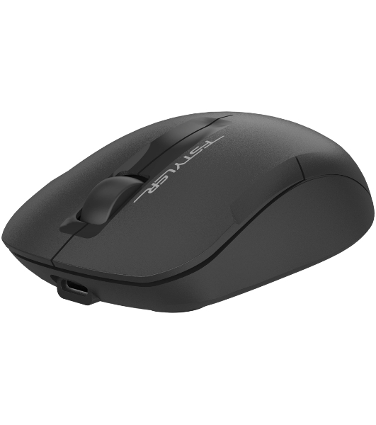 Мышь беспроводная A4Tech Fstyler FG15CS Air2 черный, 1200 dpi, радиоканал, USB, кнопки - 3