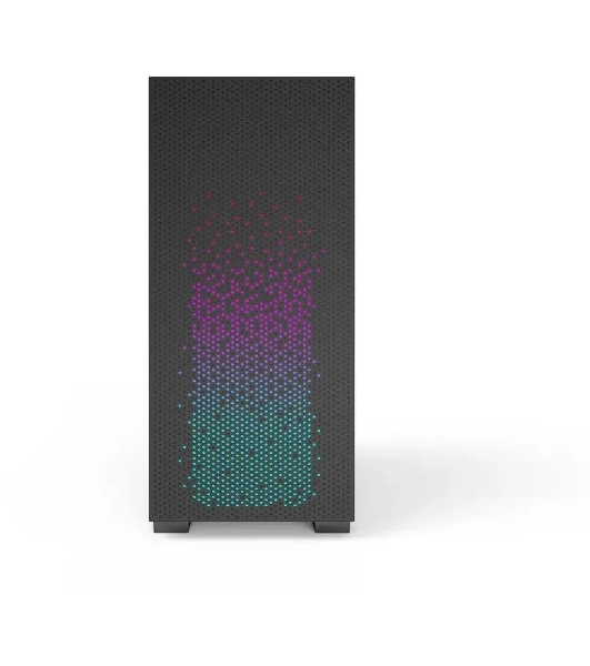 Компьютерный корпус Azza Celesta F черный без БП ATX 5x120мм 5x140мм 2xUSB 2.0 1xUSB 3.0 audio bott PSU