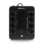 Источник бесперебойного питания SMARTWATT UPS SAFE PRO 600 Line-interactive 600VA/360W Brick (Euro x8, LED, 275x210x95(мм), 4,8 кг, гарантия 24мес., фото 1