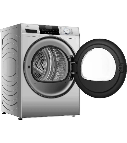 Сушильная машина Haier HD90-A2929BS серый, 9 кг, сушка - конденсационная, программ - 15, 59.5 x 84.5 x 66.5 см